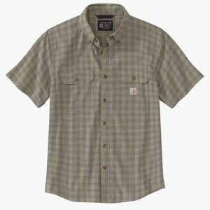 Carhartt loose fit short sleeve plaid shirt
